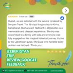 Senyum Travel Reviews 2026 Jun Uzbekistan trip